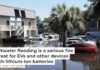 Saltwater flooding is a serious fire threat for EVs and other devices with lithium-ion batteries Flooded cars in Clearwater, Fla., after the arrival of Hurricane Milton on Oct. 10, 2024. Spencer Platt/Getty Images